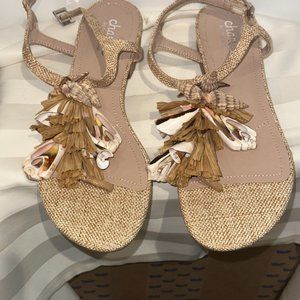 Charles David Never worn seashell sandals
